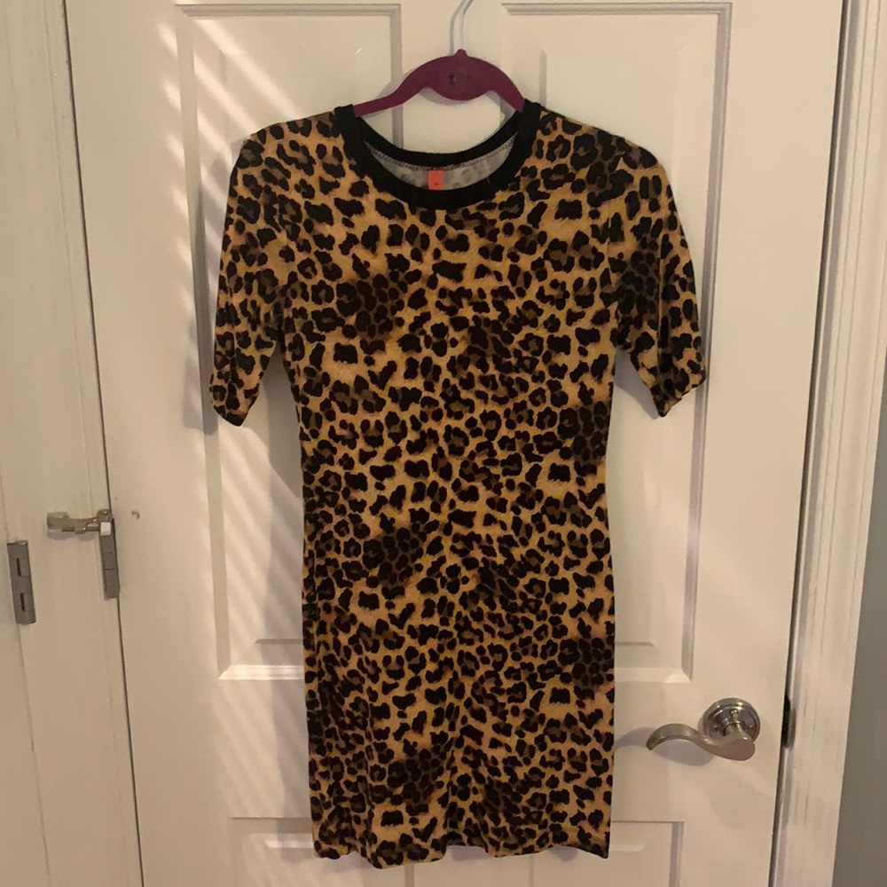 Eight Sixty Leopard Print Dress